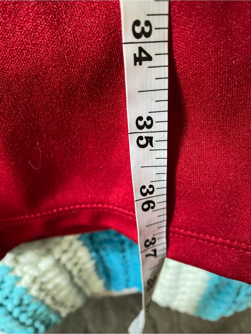 GAP Red Wide Leg Track Pants Cream Side Stripe Size M Sporty Retro - Picture 7 of 8